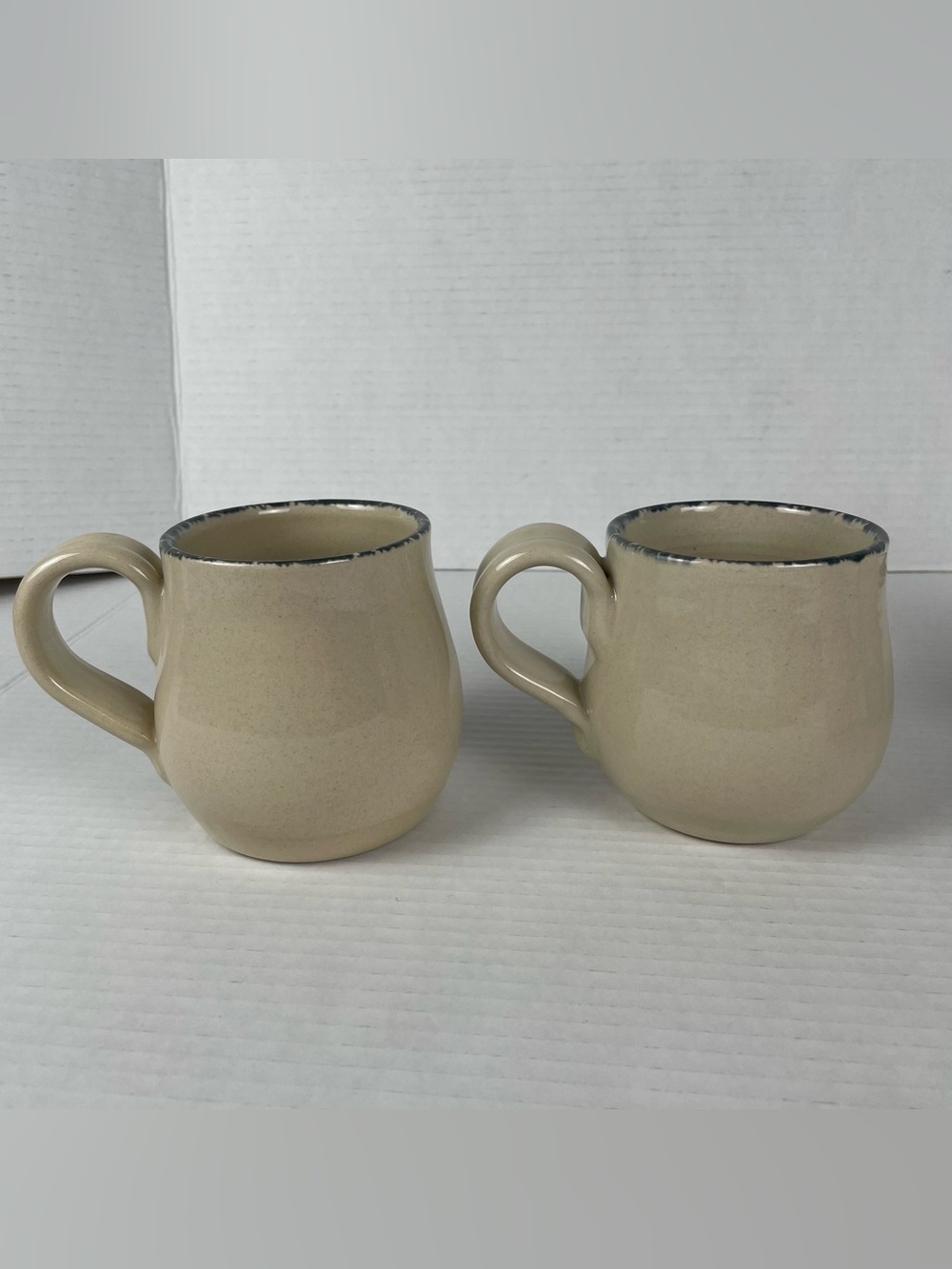 Vintage Home & Garden Party Stoneware Magnolia 4pc Set Cups Cream Sugar Canister - Picture 4 of 16